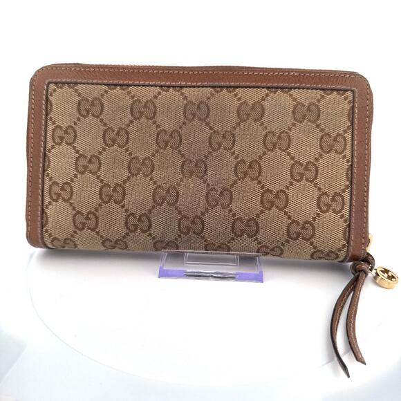 Gucci Handbags - Gucci GG Supreme Canvas Zip-Around Wallet – Brown